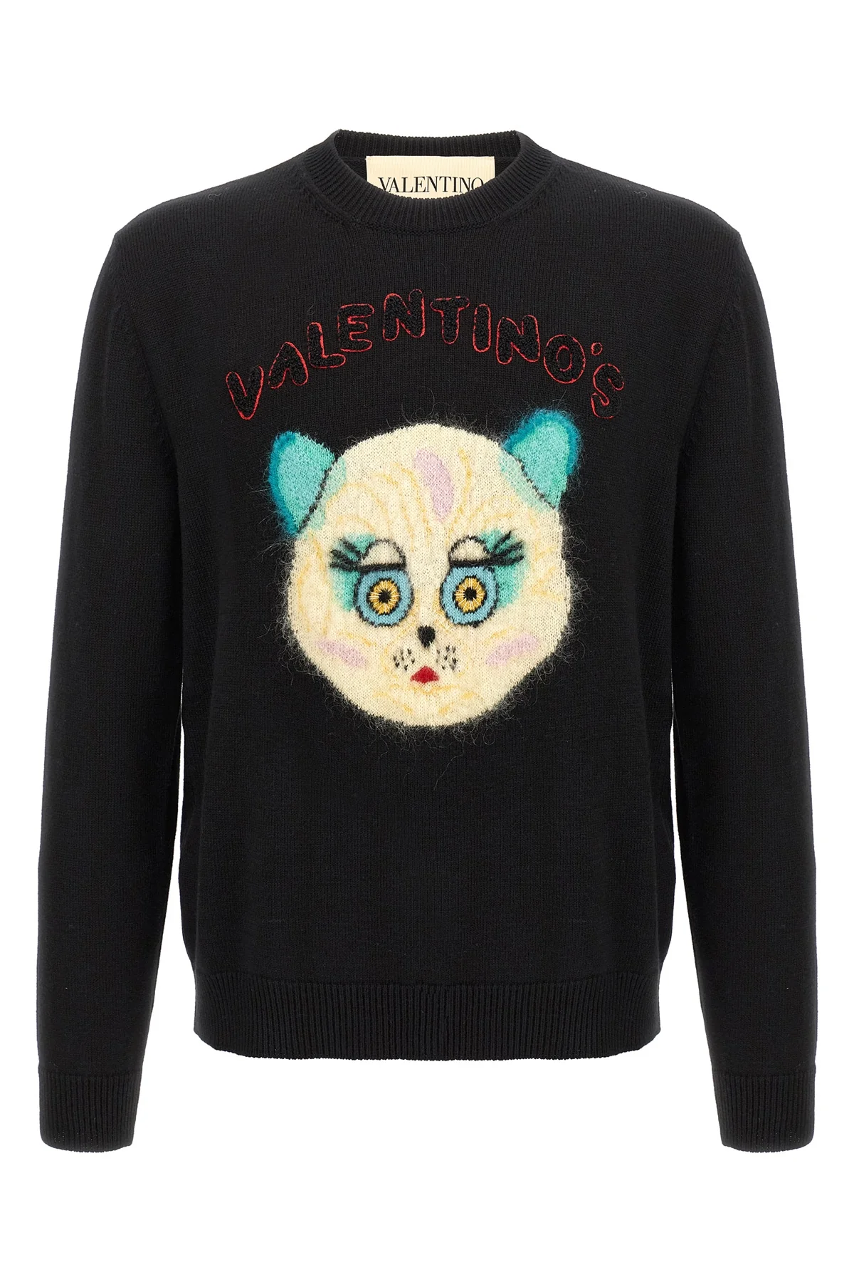 VALENTINO GARAVANI L 7 fineness wool and cotton blend sweater