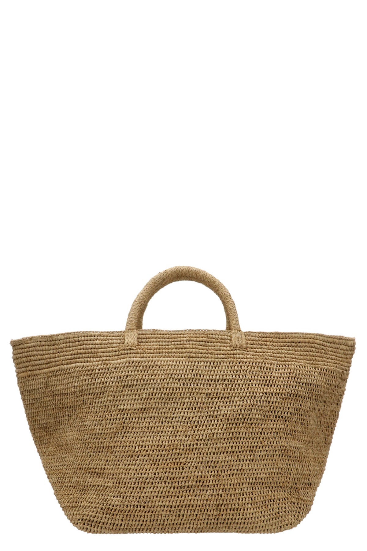 IBELIV OS vanilla natural raffia shopping bag