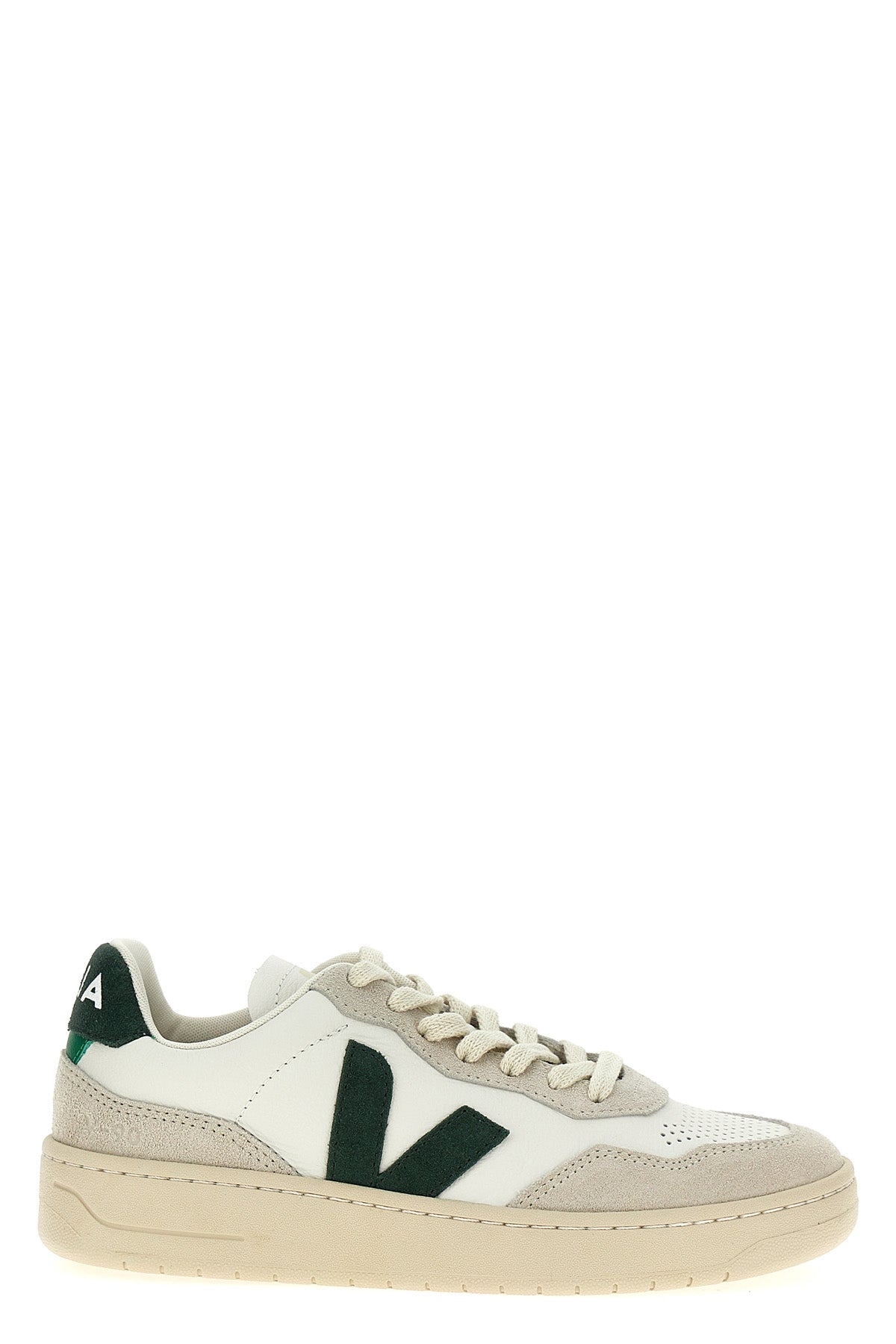 VEJA 40 v-90 leather and suede sneakers
