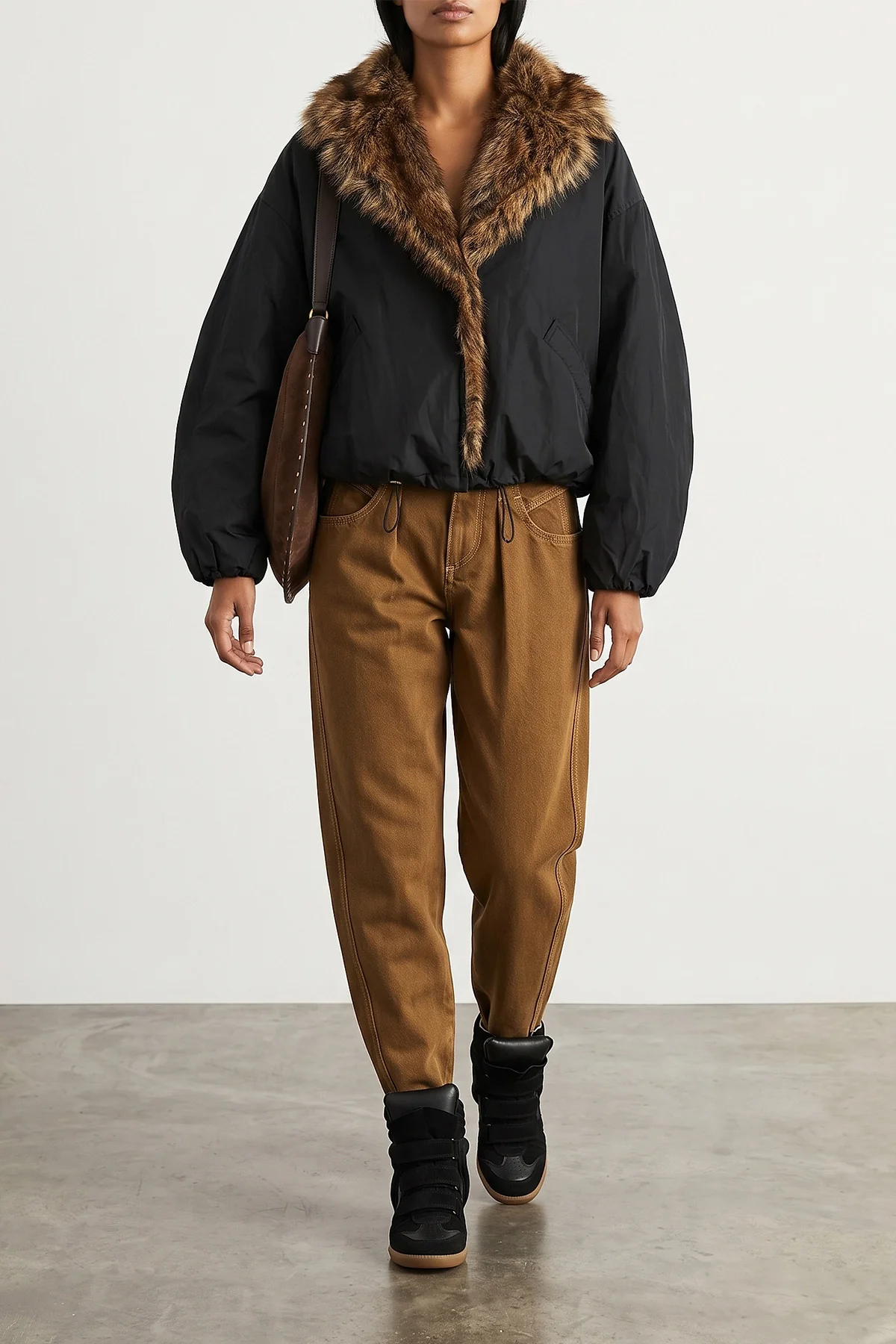 the isabel marant charone short parka redefines the volumes of contemporary oute