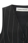 federica bonifaci cropped vest redefines the codes of tailoring through a rigoro