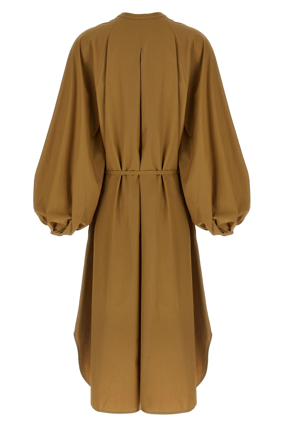 vitti midi dress in cool cotton poplin style