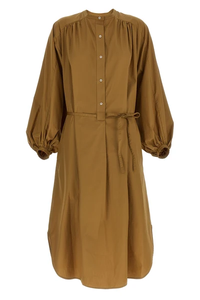 vitti midi dress in cool cotton poplin style