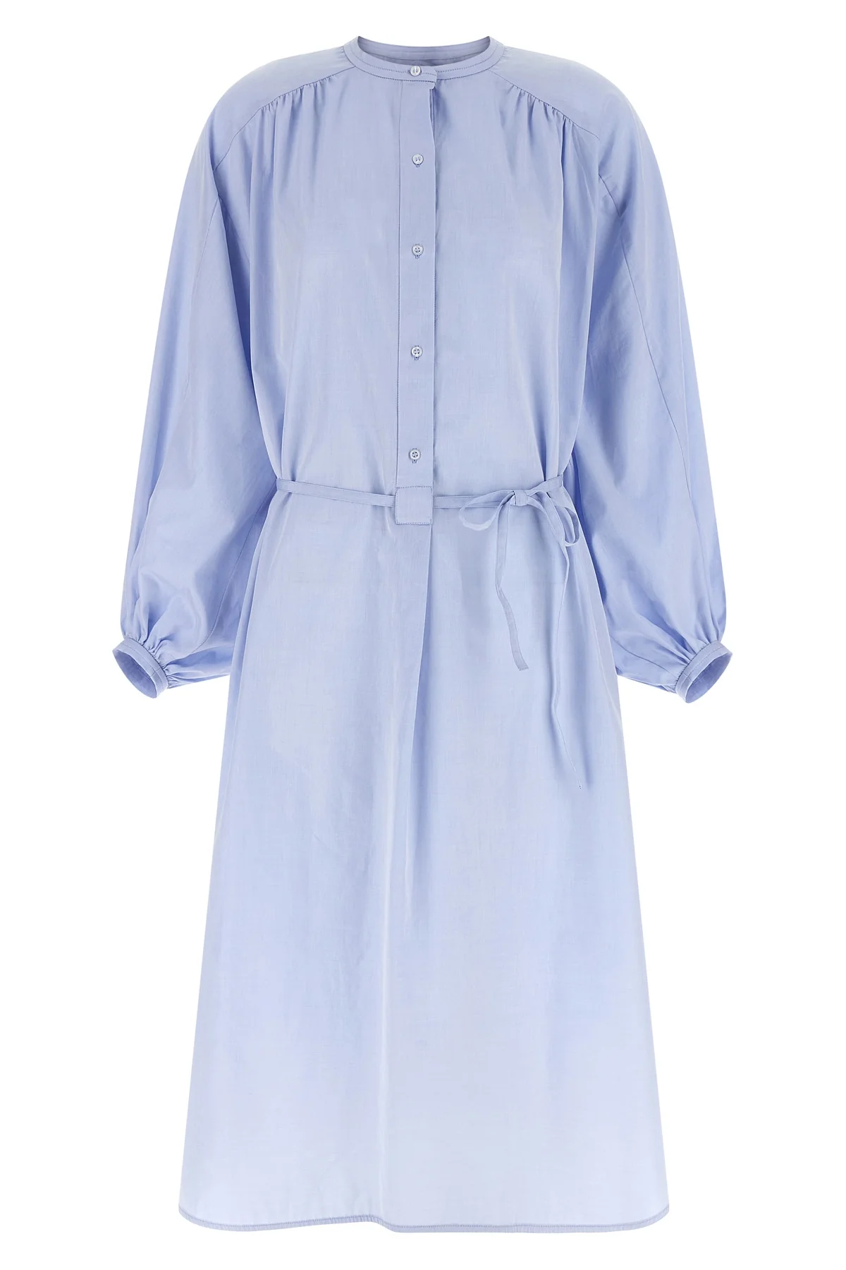 vitti midi dress in cool cotton poplin style