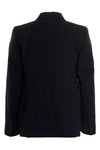 tailored stretch virgin wool blazer jacket