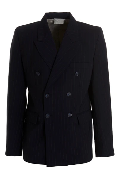 tailored stretch virgin wool blazer jacket