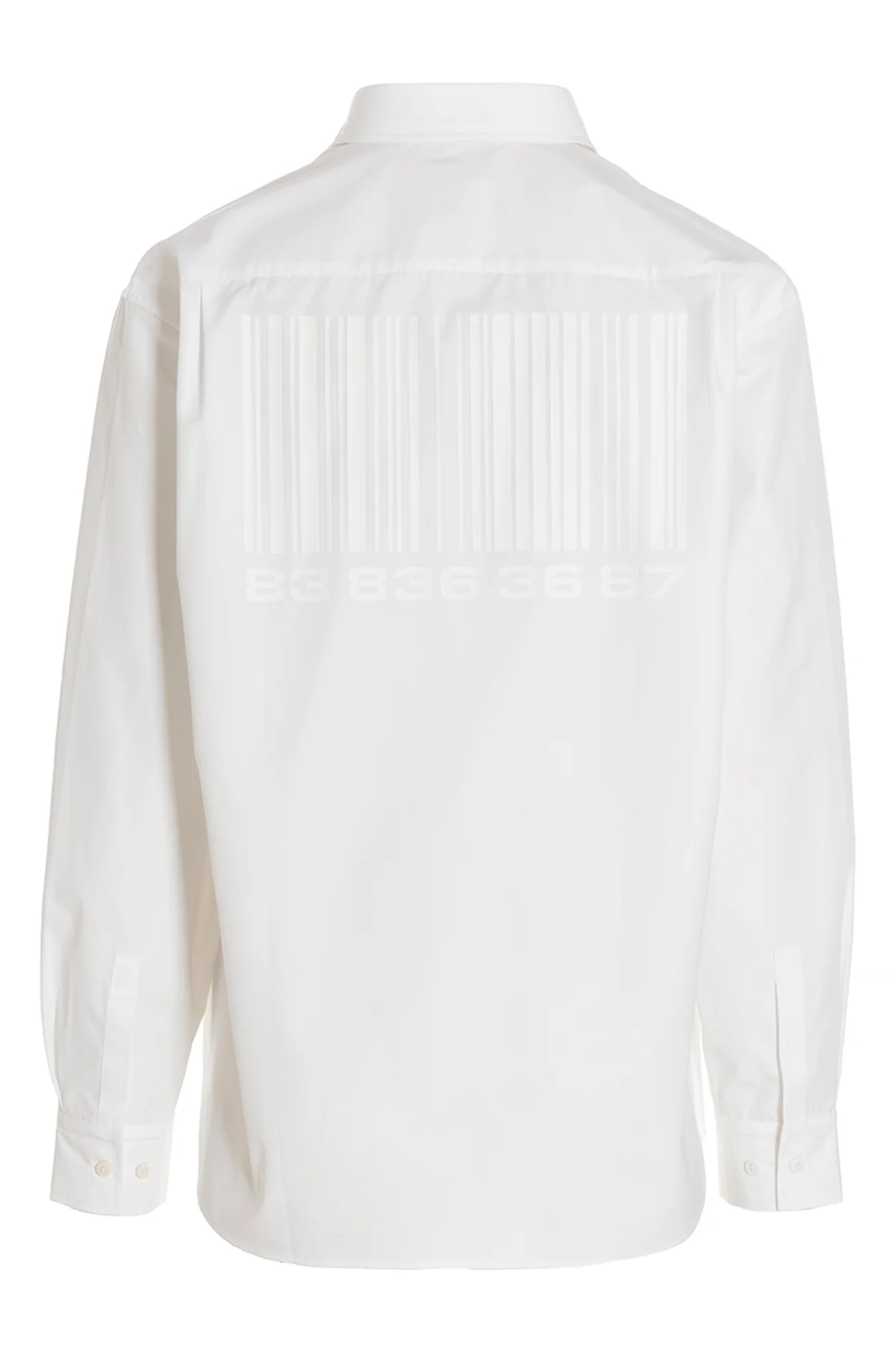 VTMNTS S barcode cotton shirt