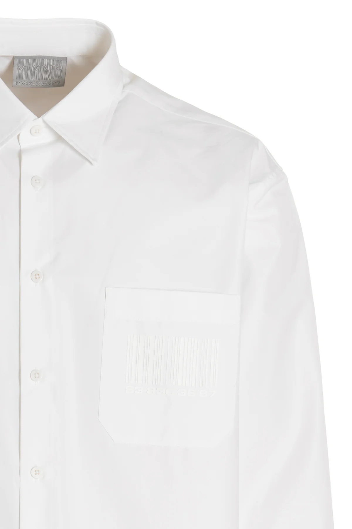 barcode cotton shirt