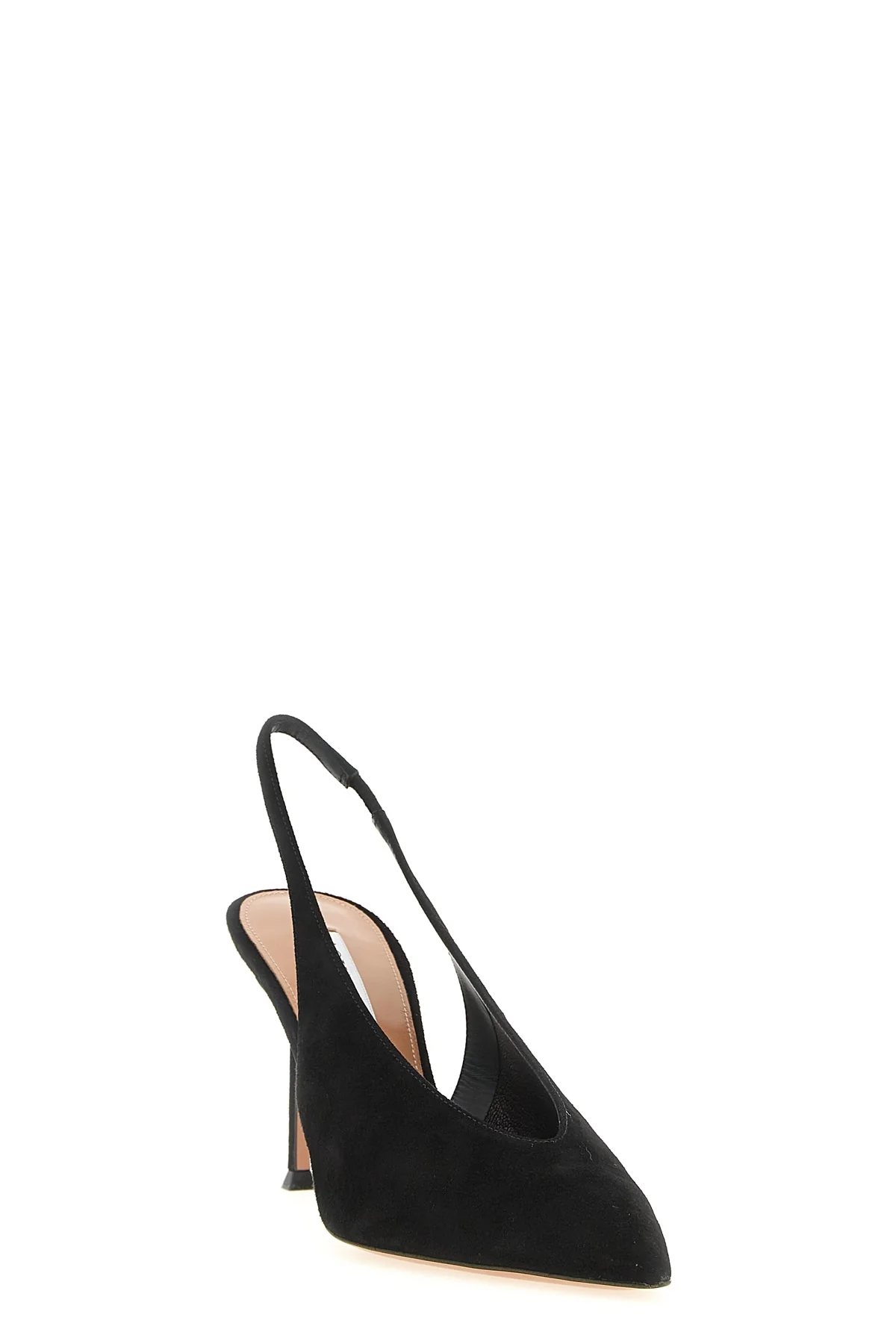 aquazzura voltaire slingback pumps define a sculptural silhouette through essent