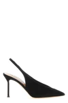 aquazzura voltaire slingback pumps define a sculptural silhouette through essent