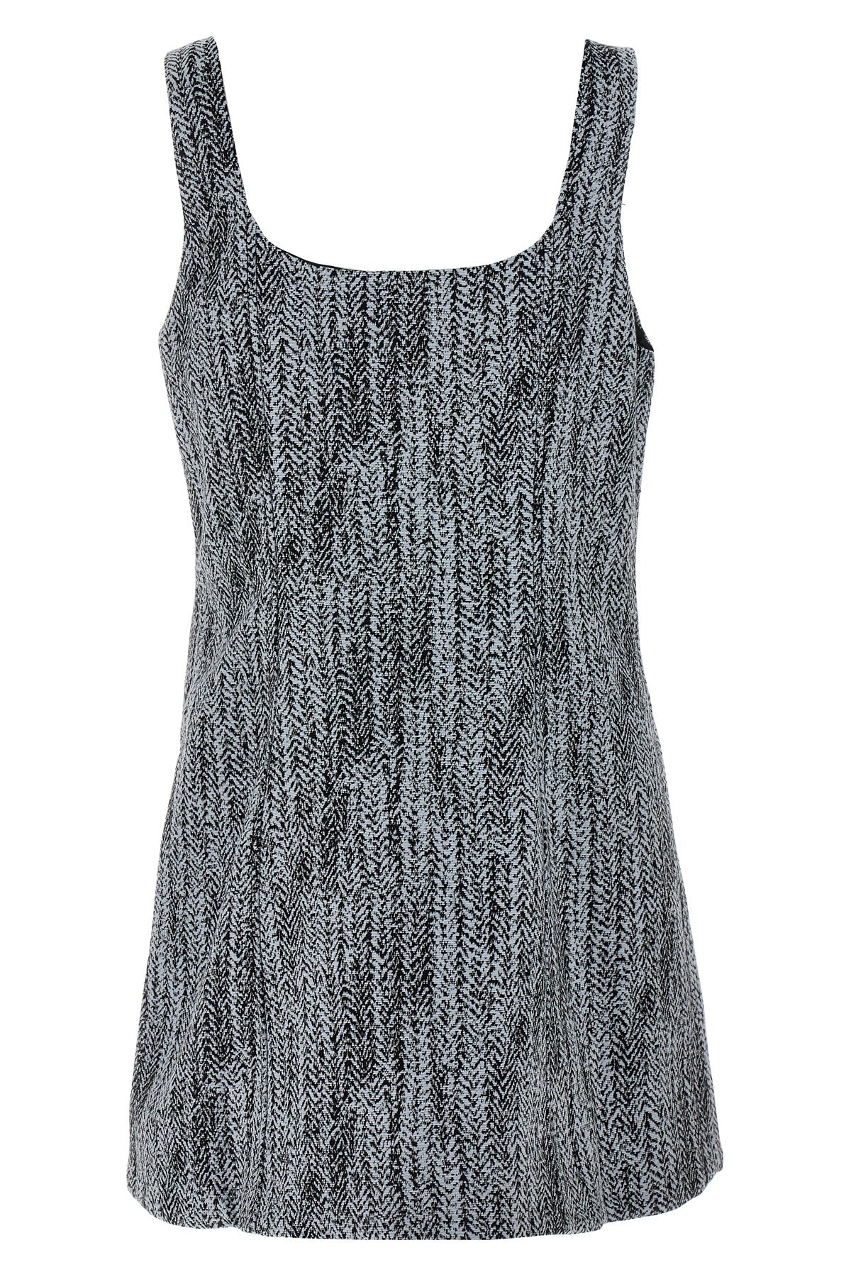 cotton tweed mini dress