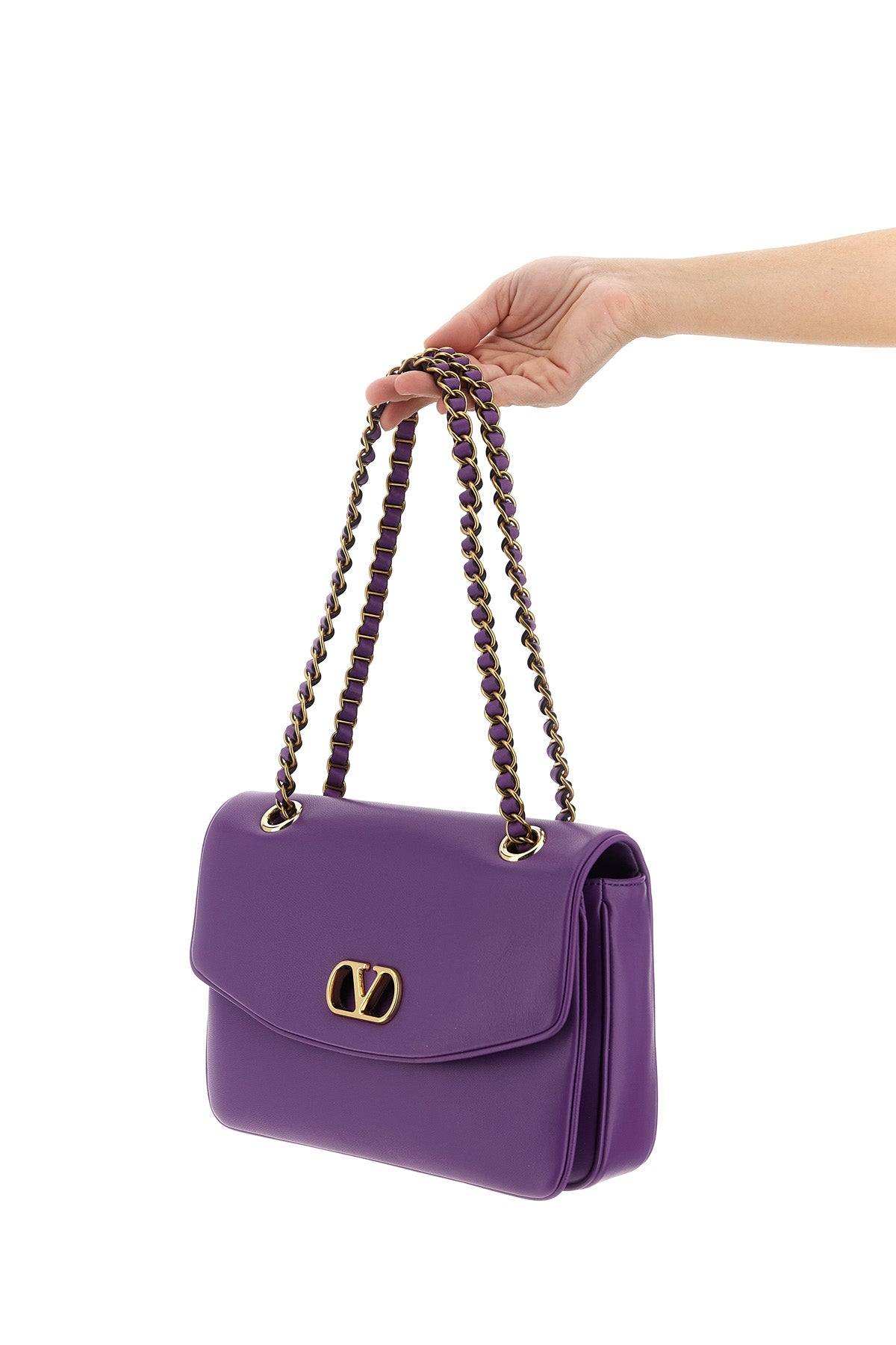 VALENTINO GARAVANI OS djuna nappa medium shoulder bag