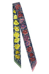 apres lhiver-poppies print silk double-face bandeau