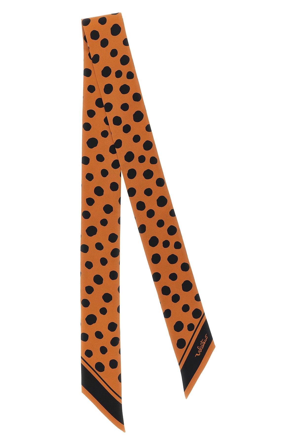VALENTINO GARAVANI OS pois dalmata patterned silk bandeau