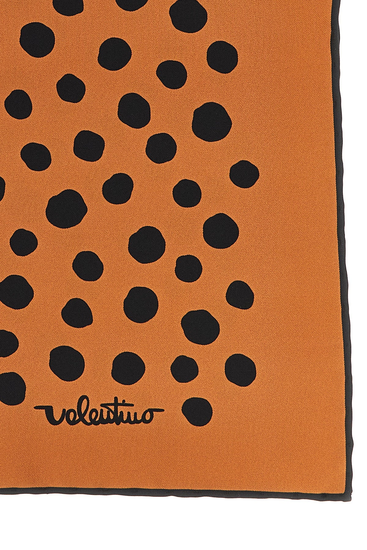 pois dalmata patterned silk scarf