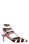 rockstud pumps in calf leather
