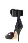 drip rose kid leather sandals