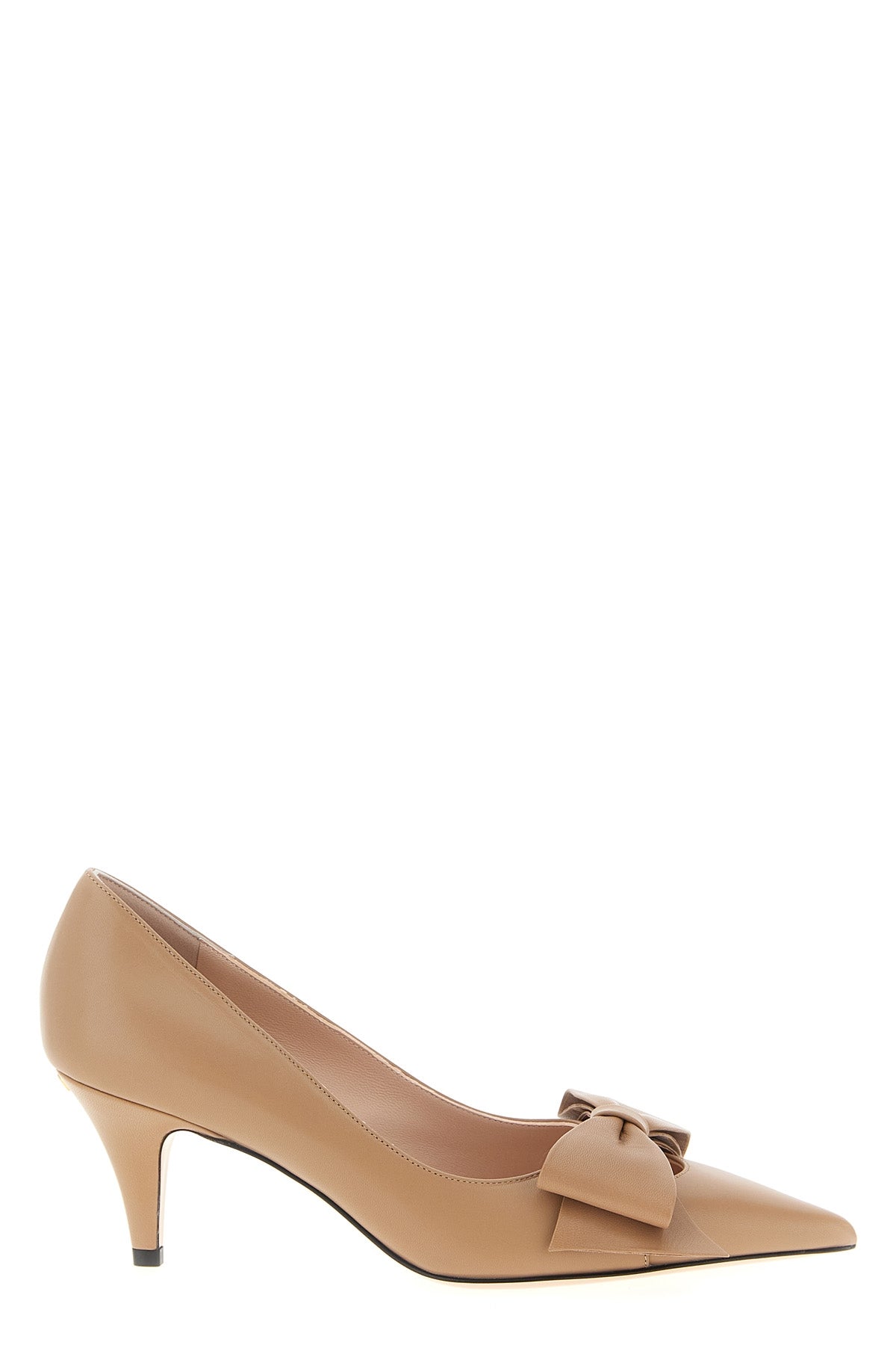 VALENTINO GARAVANI 39 bowow pointed pumps in kid leather
