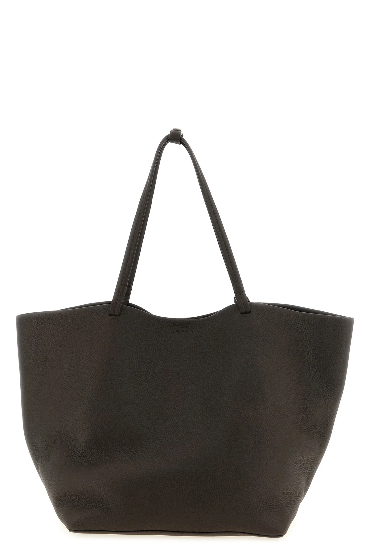 THE ROW OS xl park grain calf leather shopping bag
