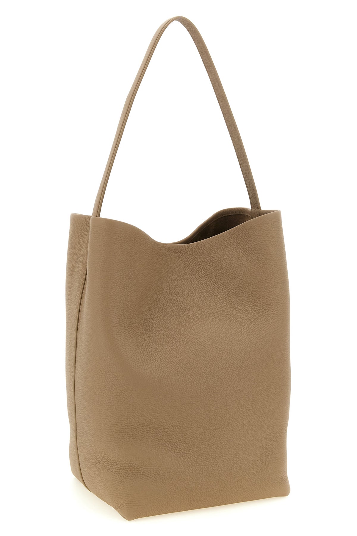 THE ROW OS park n/s large shopping bag in first grain calf leather