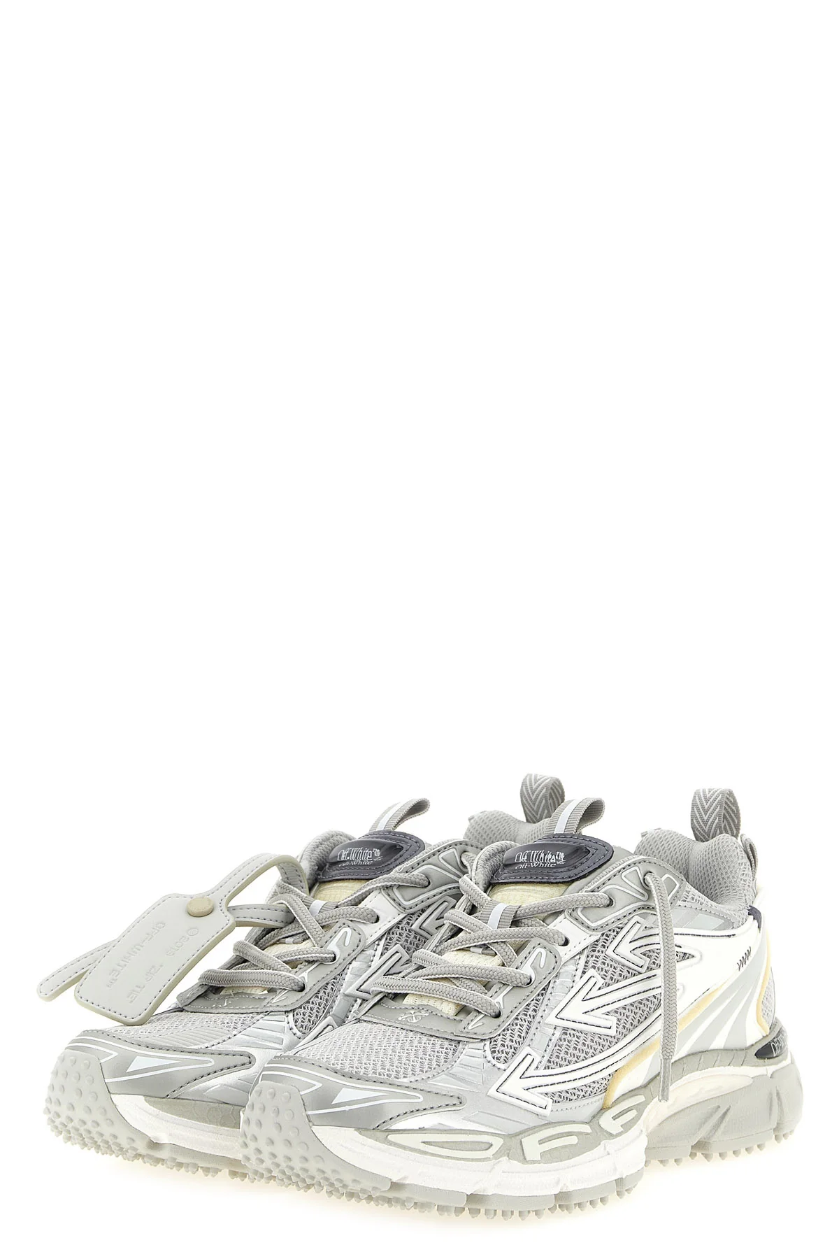 OFF-WHITE 36 the off-white be right back sneakers redefine the running aesthetic through a