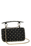 small rockstud spike nappa leather handbag