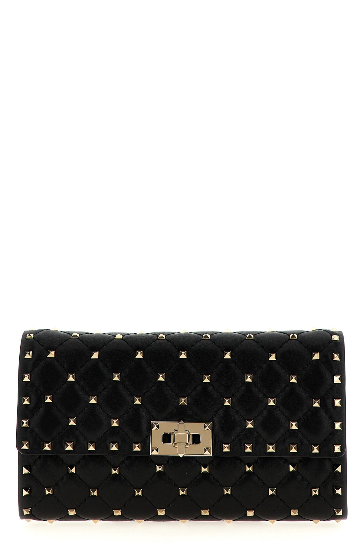 VALENTINO GARAVANI OS rockstud spike quilted nappa leather shoulder bag