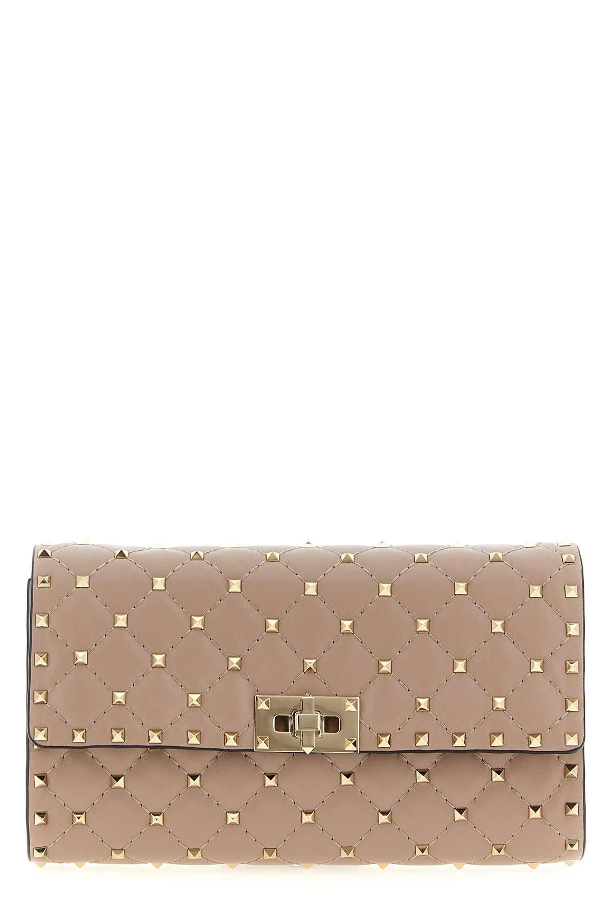 VALENTINO GARAVANI OS rockstud spike quilted nappa leather shoulder bag