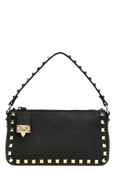 rockstud small leather shoulder bag