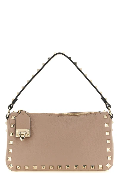 valentino garavani small shoulder bag in fine hammered calf leather sets new sta