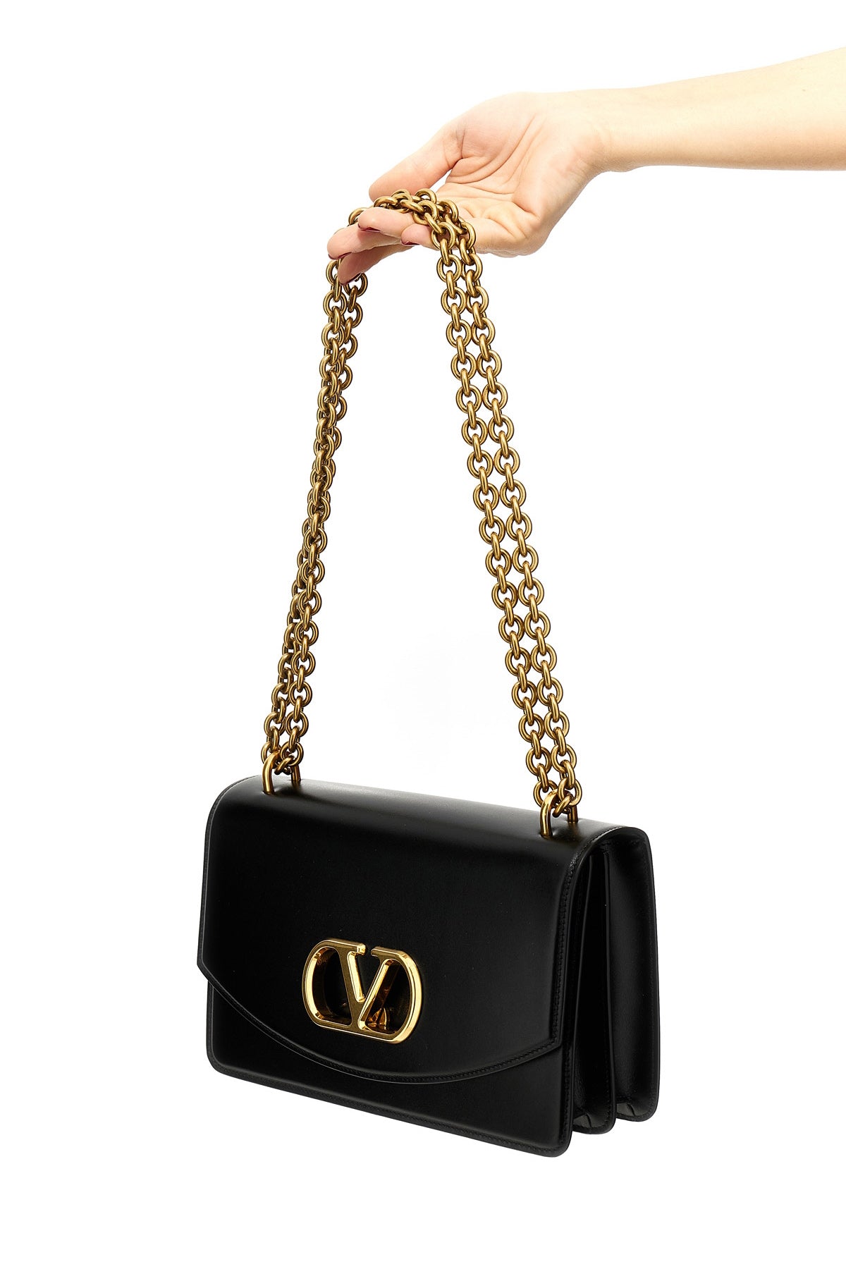 VALENTINO GARAVANI OS vain leather shoulder bag