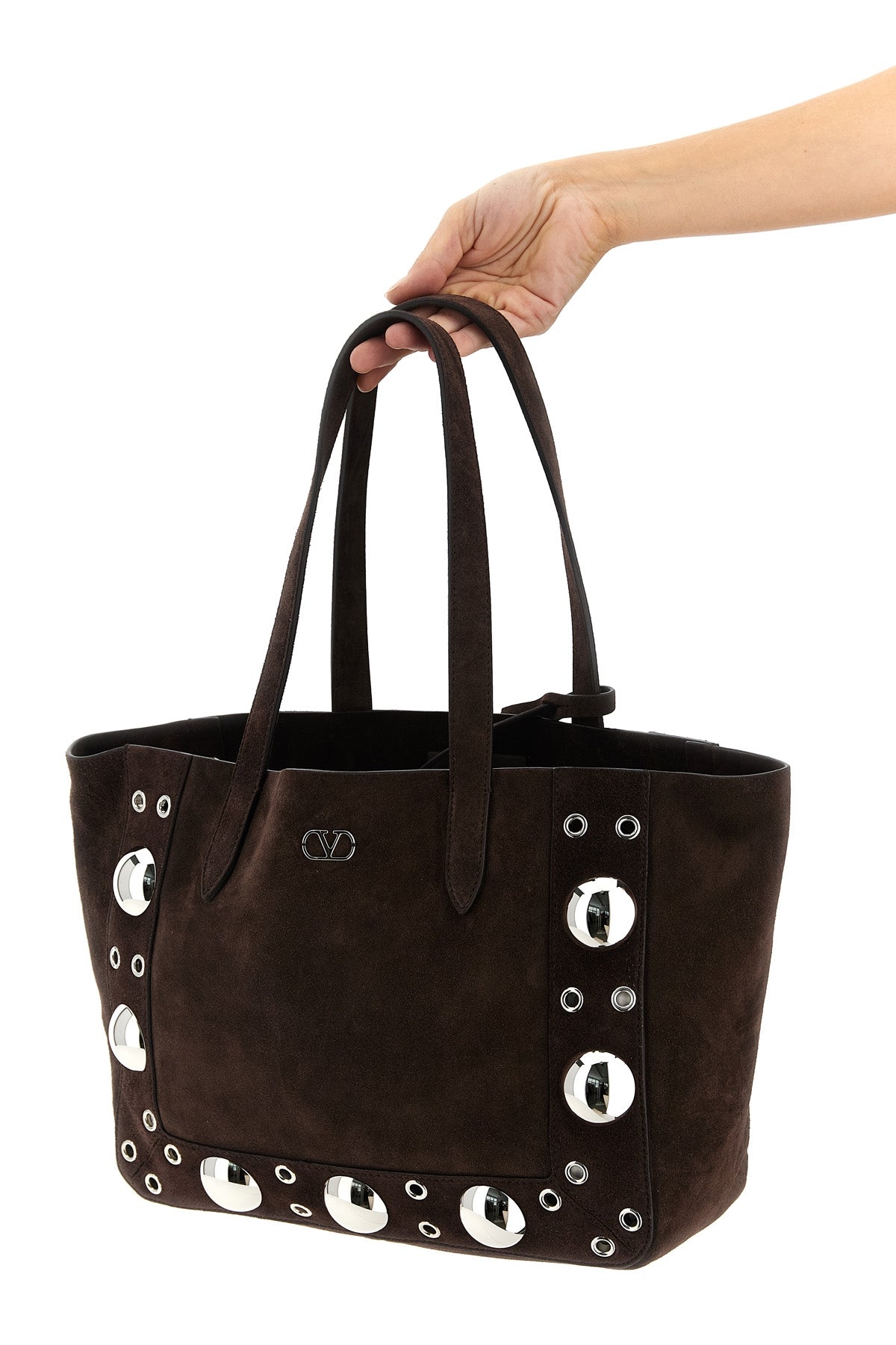 VALENTINO GARAVANI OS medium nellcôte suede shopping bag