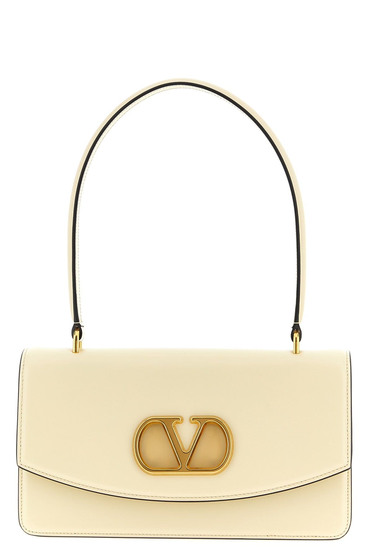 VALENTINO GARAVANI OS vain shoulder bag in shiny calf leather