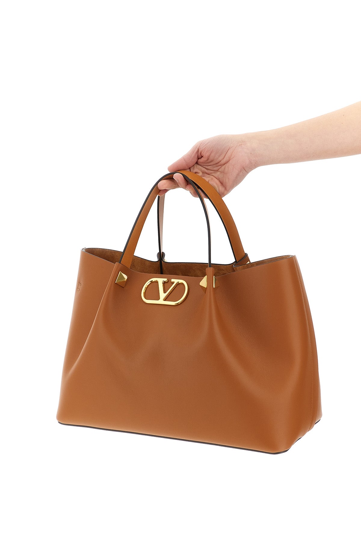 VALENTINO GARAVANI OS medium shopping bag in smooth leather
