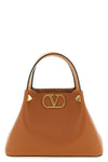 small shopping bag in smooth leather
