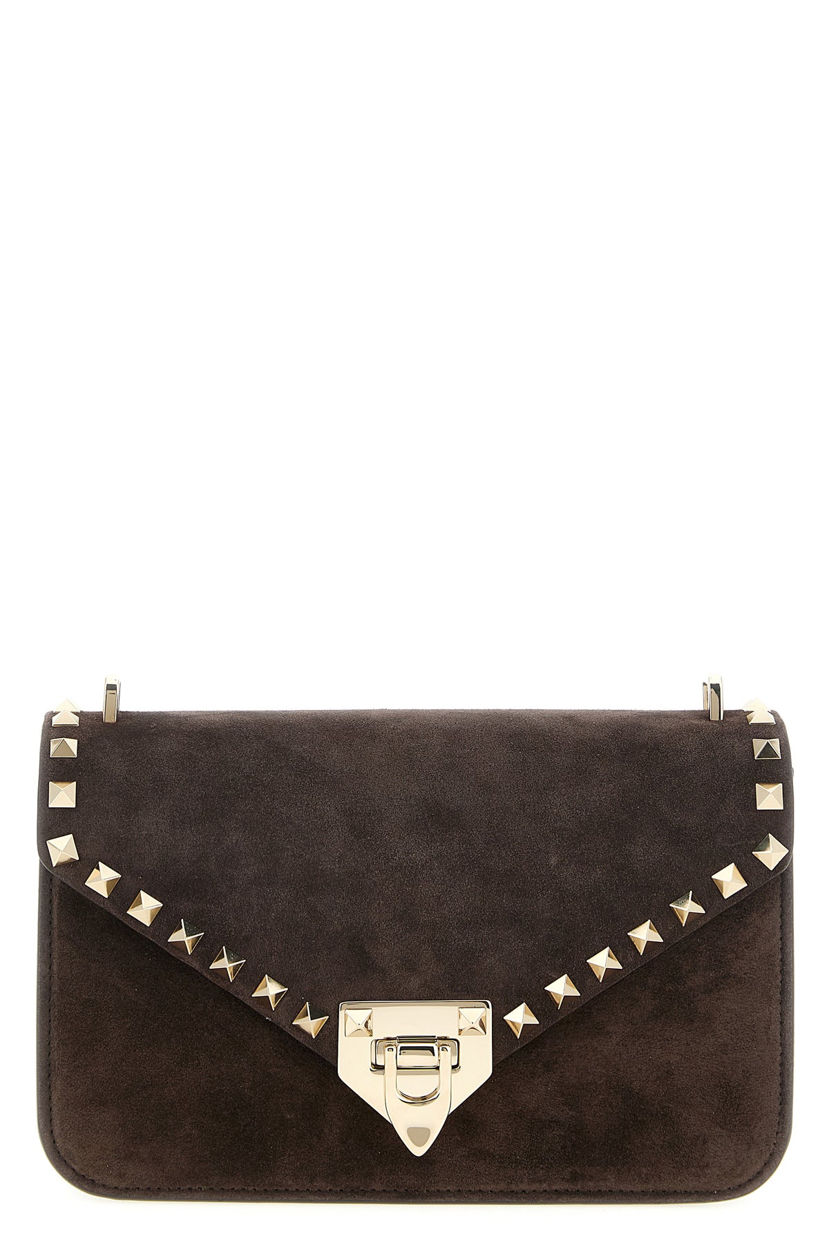 VALENTINO GARAVANI OS small suede rockstud crossbody bag