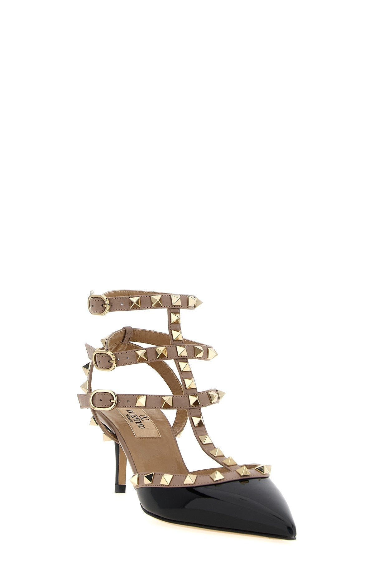 VALENTINO GARAVANI 35 rockstud patent leather pumps