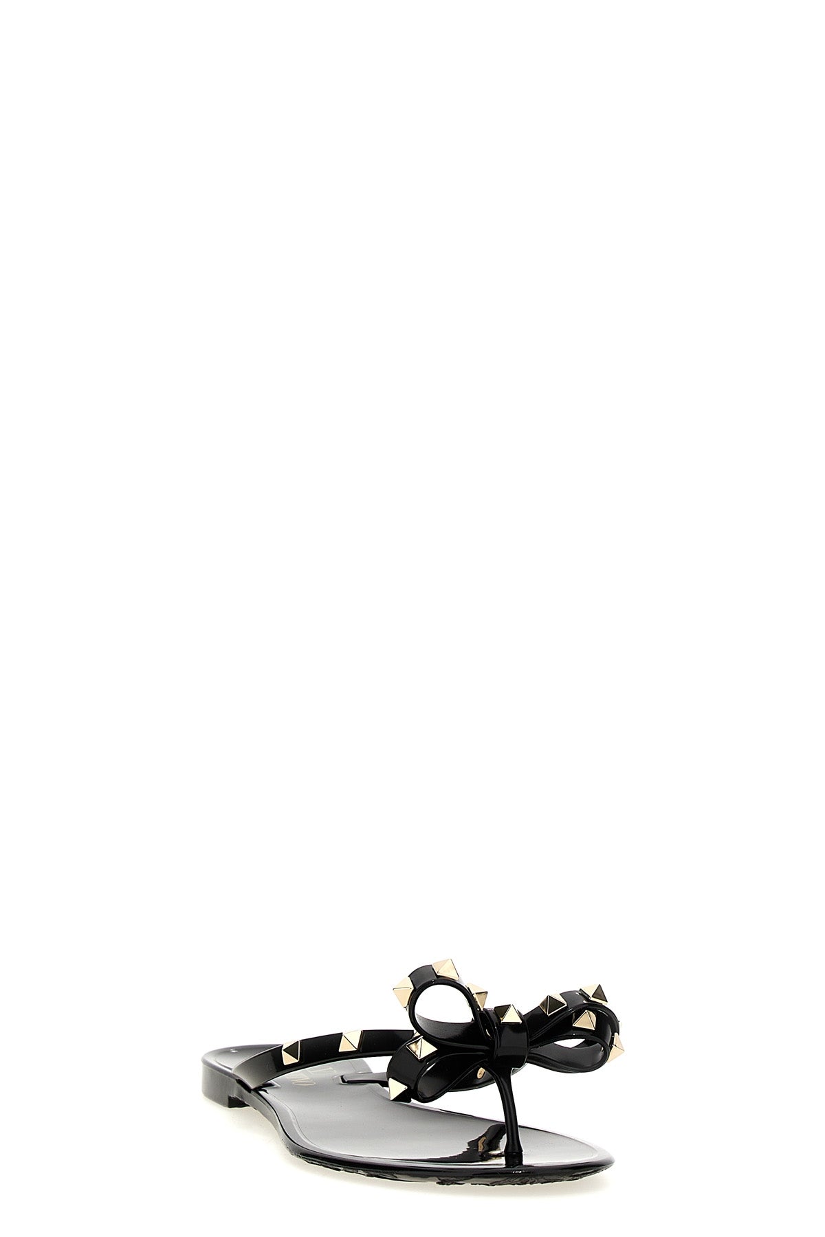 VALENTINO GARAVANI 36 pm thong rockstud thong sandals in rubber