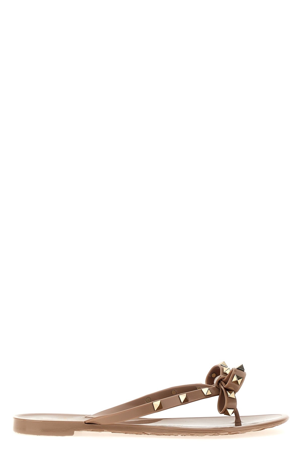 VALENTINO GARAVANI 36 rockstud pvc thong sandals