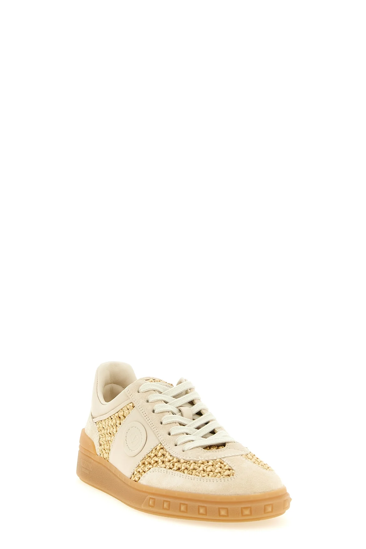 upvillage sneakers in woven synthetic raffia fabric