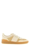 upvillage sneakers in woven synthetic raffia fabric