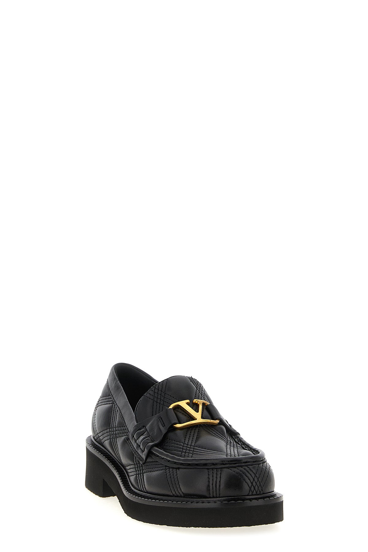 VALENTINO GARAVANI 36.5 valentino garavani quiltie quilted leather loafers