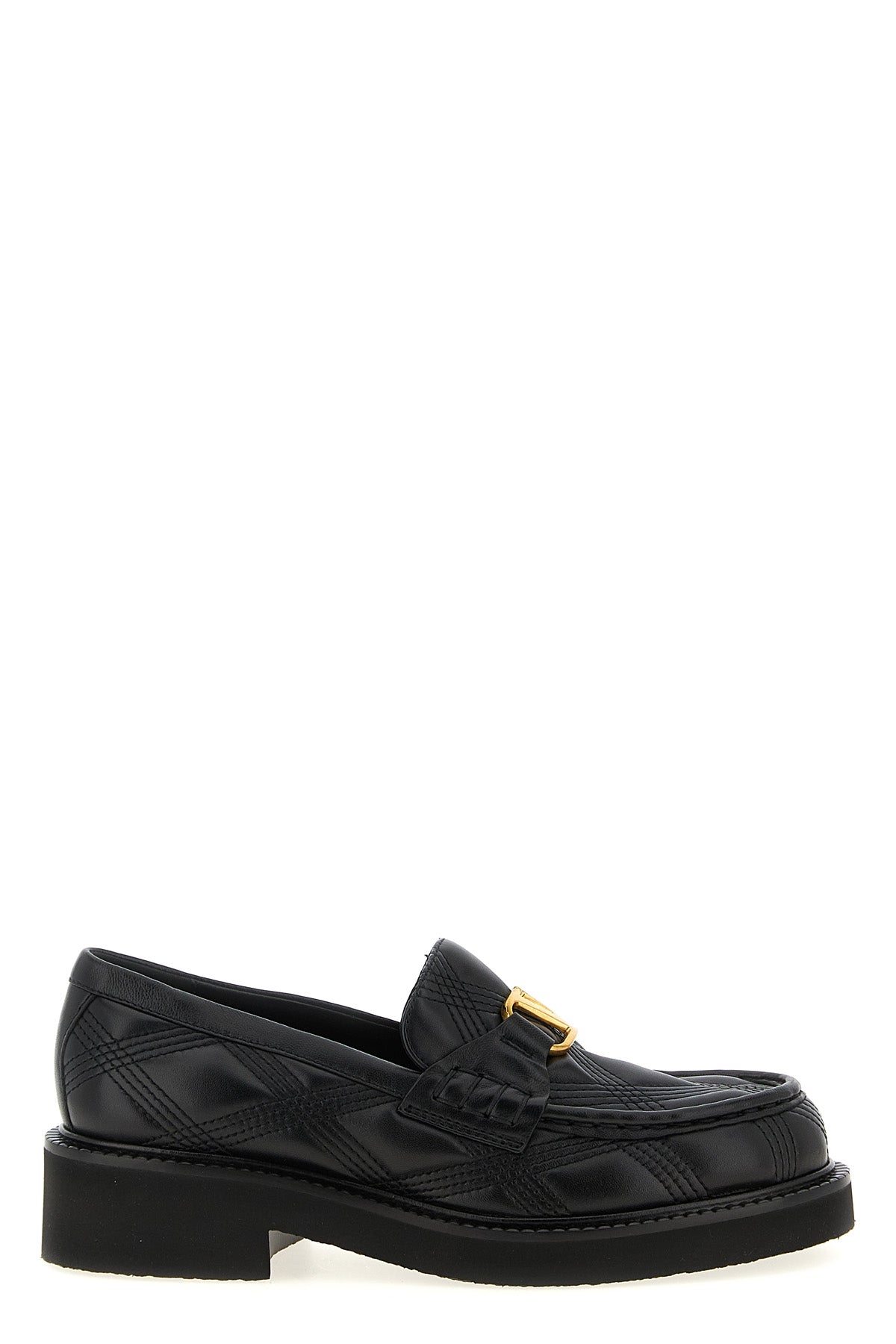 VALENTINO GARAVANI 36.5 valentino garavani quiltie quilted leather loafers