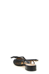 valet du roi mesh and kidskin slingbacks