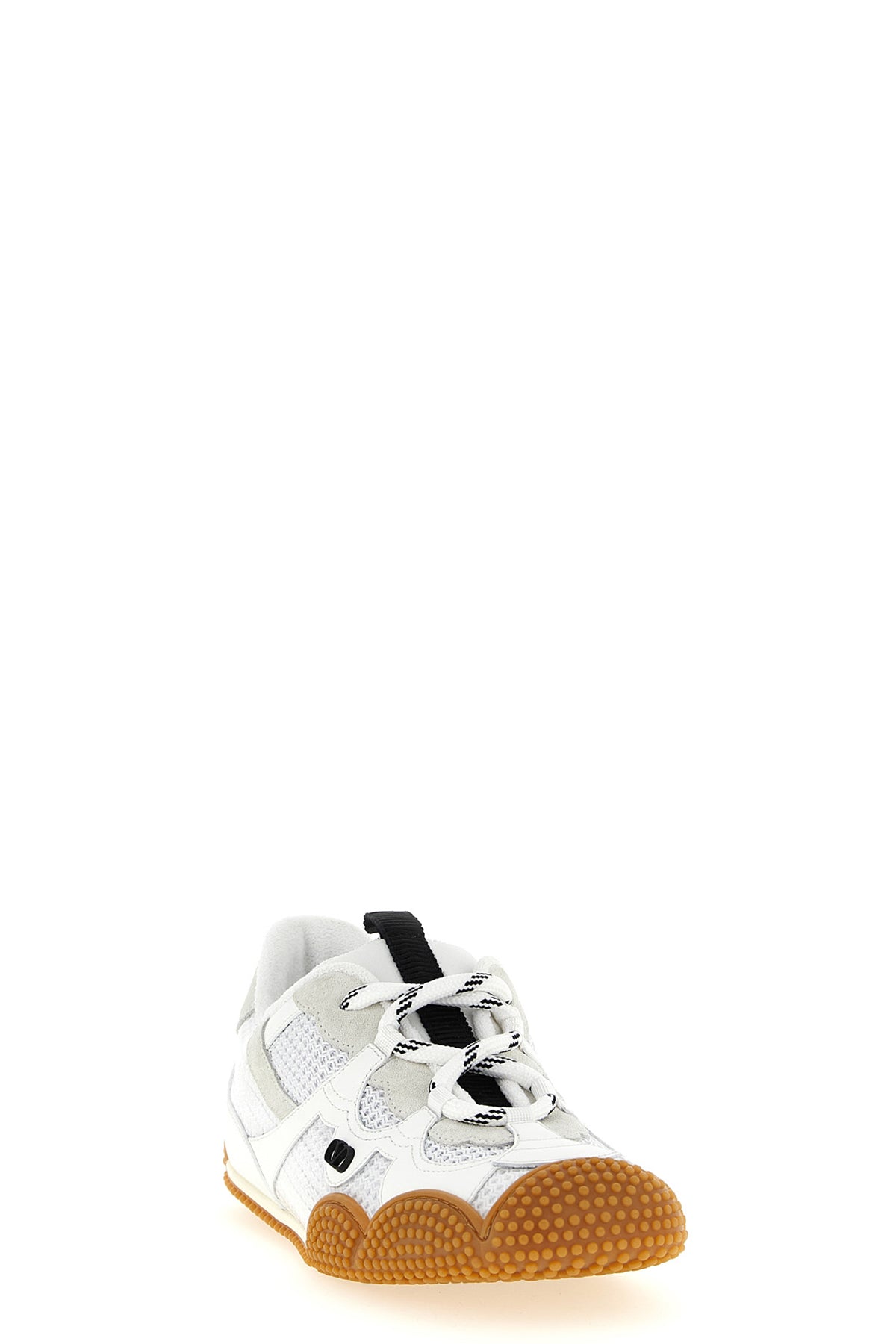 VALENTINO GARAVANI 36 rubberized calf leather amphibia sneakers