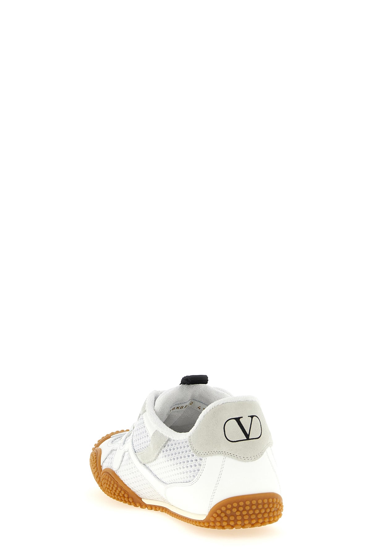 rubberized calf leather amphibia sneakers