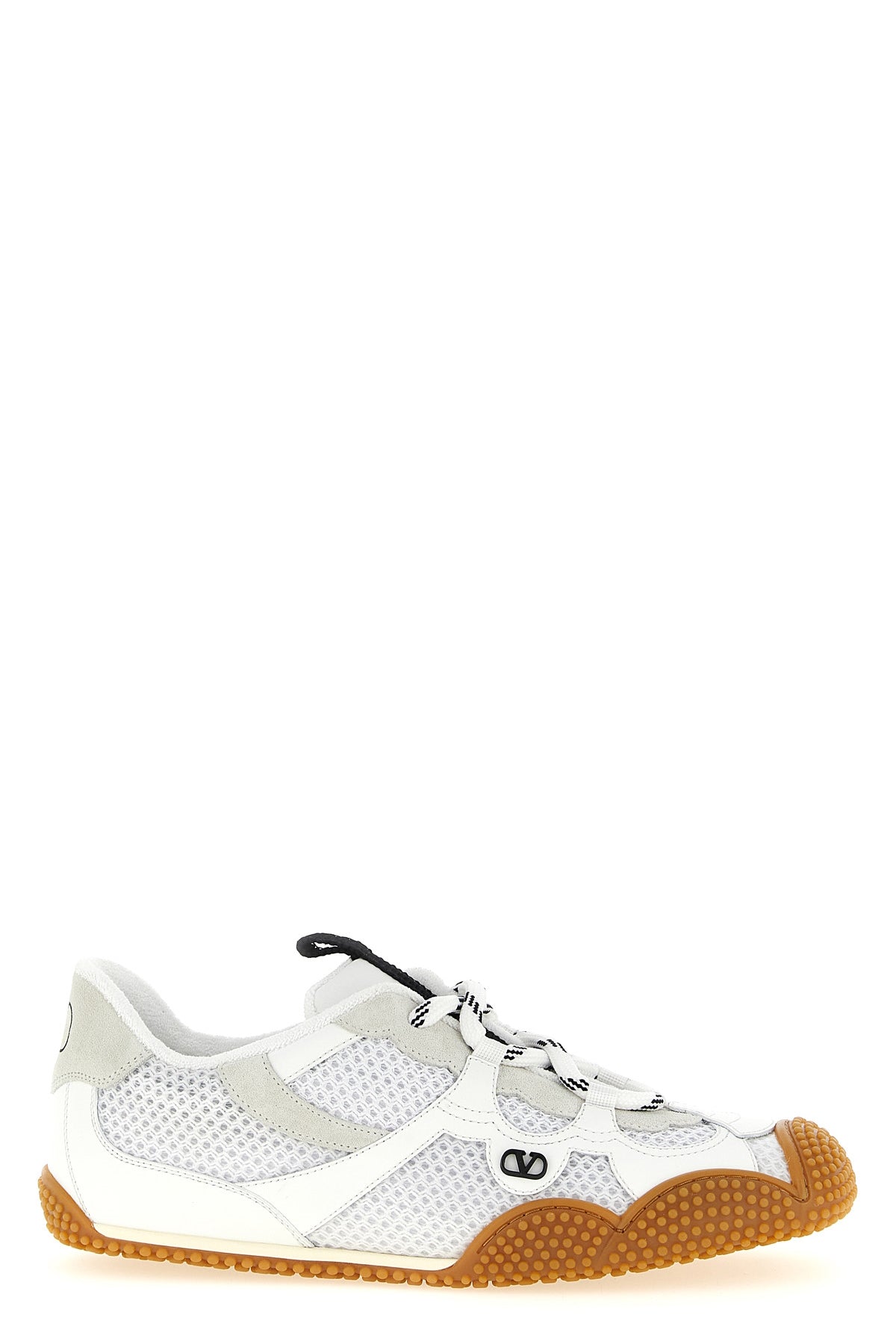 VALENTINO GARAVANI 36 rubberized calf leather amphibia sneakers