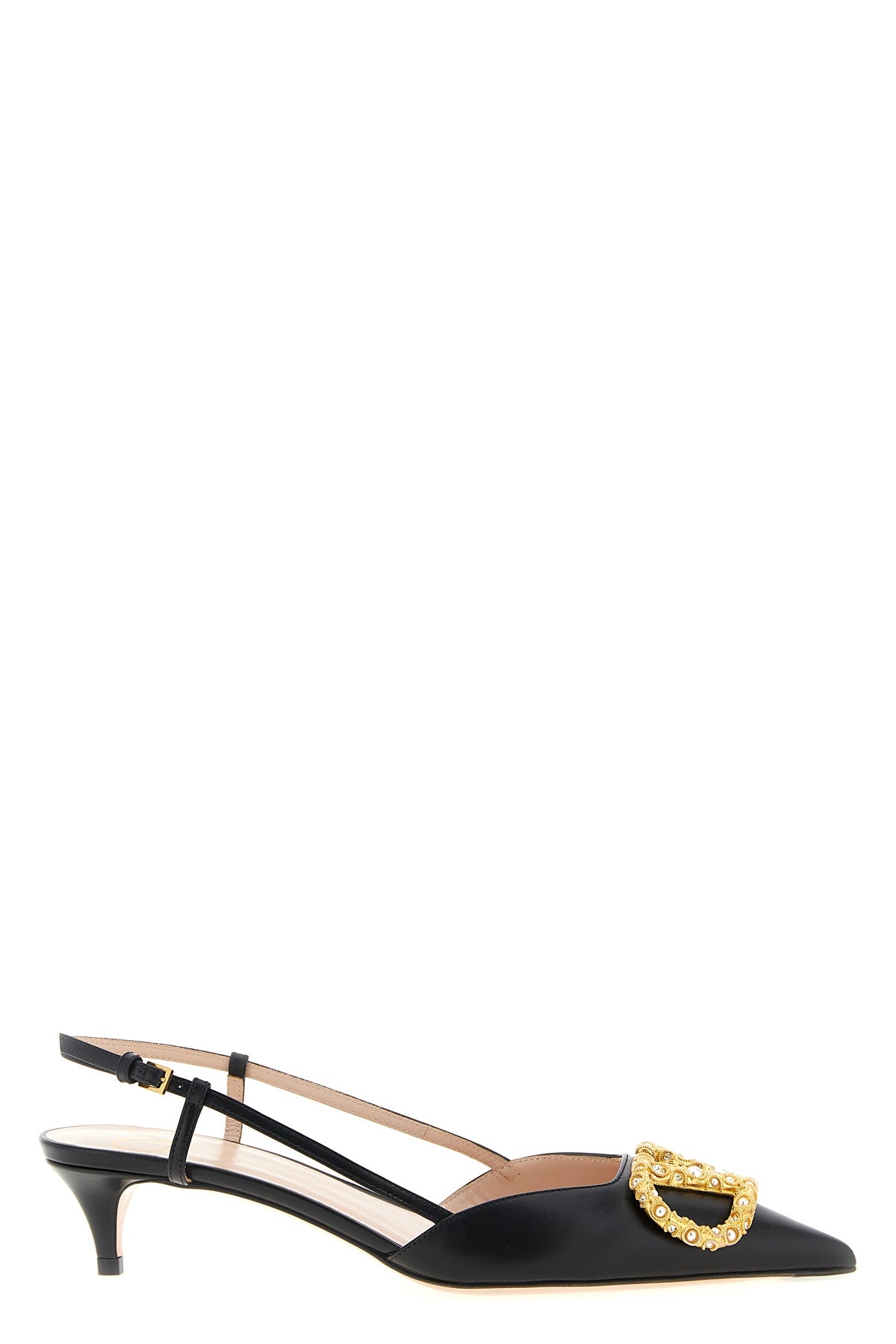 VALENTINO GARAVANI 36.5 smooth calf leather slingbacks