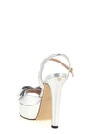 bowow laminated leather sandals