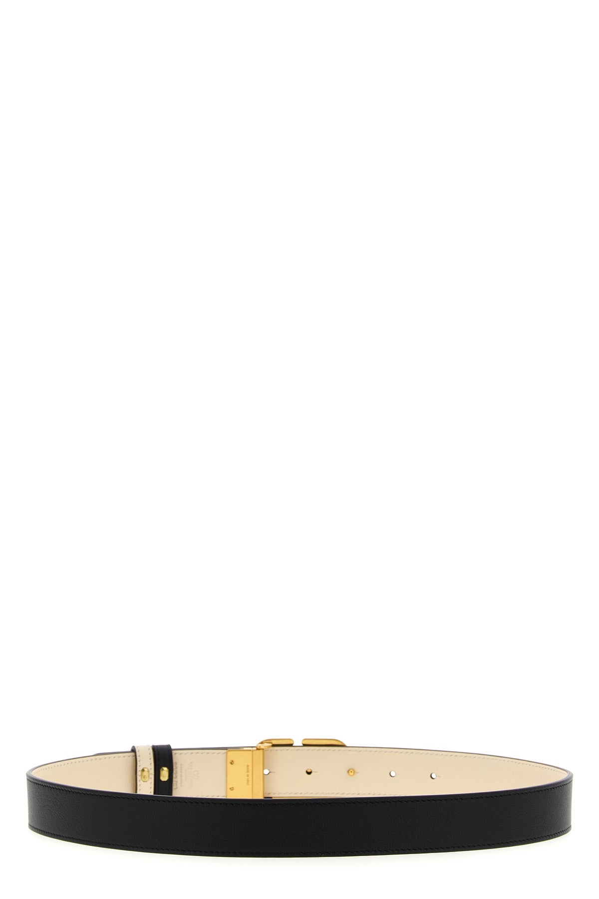 VALENTINO GARAVANI 75 cm vlogo signature reversible smooth leather belt